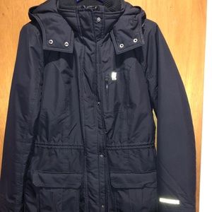 Navy Abercrombie & Fitch Weather Warrior Jacket